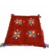 2 x Funda Cojín Bereber Artesanía Marroquí Granate Decoración Andalusí Bohemio 35cm x 35cm Modelo nº16