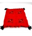 2 x Funda Cojín Bereber Artesanía Marroquí Rojo Decoración Andalusí Bohemio 40cm x 40cm Modelo nº18