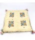 2 x Funda Cojín Bereber Artesanía Marroquí Blanco Decoración Andalusí Bohemio 35cm x 35cm Modelo nº20