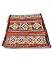 2 x Funda Cojín Bereber Tapiz Antiguo Artesanía Marroquí - 36x36cm Modelo Haquiki