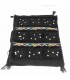 2 x Capa de Almofada Berbere Artesanato Marroquino Preto Andaluz Decoração Boêmia 45cm x 45cm Modelo nº2