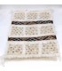 2 x Funda Cojín Bereber Artesanía Marroquí Beige Decoración Andalusí Bohemio 50cm x 50cm Modelo nº3