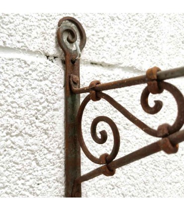 Gancho de Suporte de Ferro Forjado sem Solda - Artesanato Marroquino - Modelo Masnue