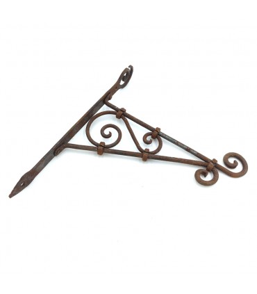 Gancho de Suporte de Ferro Forjado sem Solda - Artesanato Marroquino - Modelo Masnue