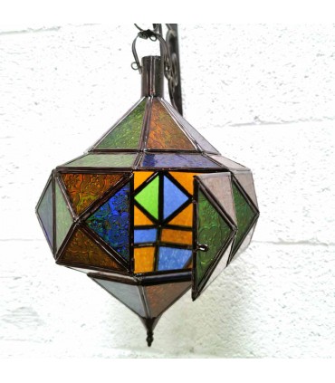 Lámpara Trompo Cristal - Varios Colores- 2 Tamaños - NOVEDAD