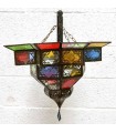 Progetto di arabo Arabian soffitto lampada - cristalli multicolore-