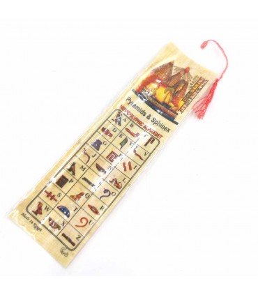 Segnalibro Pagine di papiro egiziano autentico Stile dell'antico Egitto Modelli assortiti