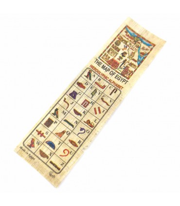Segnalibro Pagine di papiro egiziano autentico Stile dell'antico Egitto Modelli assortiti