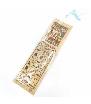 Segnalibro Pagine di papiro egiziano autentico Stile dell'antico Egitto Modelli assortiti
