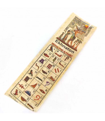 Segnalibro Pagine di papiro egiziano autentico Stile dell'antico Egitto Modelli assortiti