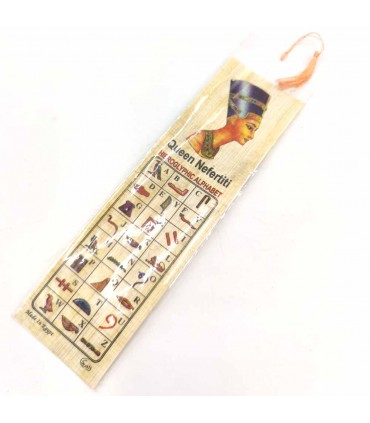 Segnalibro Pagine di papiro egiziano autentico Stile dell'antico Egitto Modelli assortiti