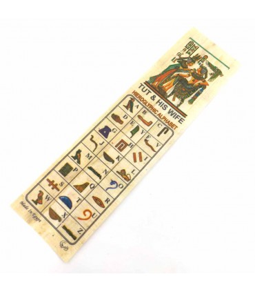 Segnalibro Pagine di papiro egiziano autentico Stile dell'antico Egitto Modelli assortiti
