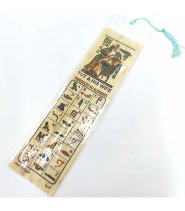 Segnalibro Pagine di papiro egiziano autentico Stile dell'antico Egitto Modelli assortiti