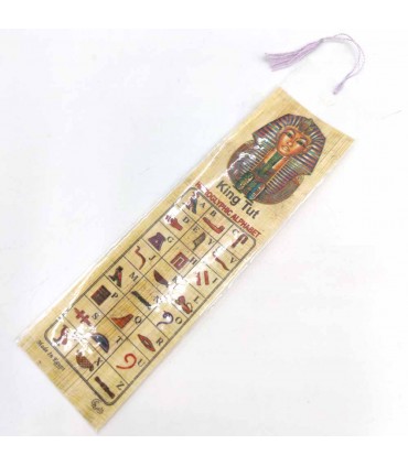 Segnalibro Pagine di papiro egiziano autentico Stile dell'antico Egitto Modelli assortiti