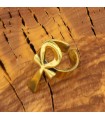 Anello Occhio di Horus o Chiave della Vita Antico Egitto in Metallo Oro Misura Universale