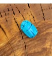 Escarabajo Azul Antiguo Egipto Artesanía egipcia Piedra Cerámica + COLGANTE CUERO