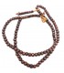 Tasbih Masbaha legno di teak artigianato egiziano rosario islamico 99 perline
