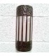 Wall Lamp Moroccan Craftsmanship Metal and Glass - Color Copper and White - Model Nisfun AbiadSable Series