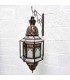 Marokkanische Handwerkskunst-Deckenlampe in Weiß und Kupfer – Serie Sable – Modell Samai Saguir