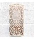 Aplique Pantalla Corte Laser Diseño Floral - Producto Propio Jaima Alkauzar Modelo Alluwts
