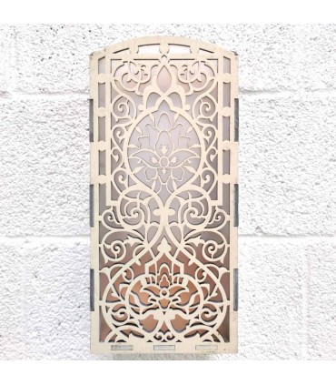 Laser Cut Screen Lamp Floral Design - Own Product Jaima Alkauzar Model Alluwts