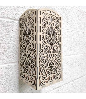 Aplique Pantalla Corte Laser Diseño Floral - Producto Propio Jaima Alkauzar Modelo Alluwts