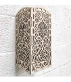 Aplique Pantalla Corte Laser Diseño Floral - Producto Propio Jaima Alkauzar Modelo Alluwts
