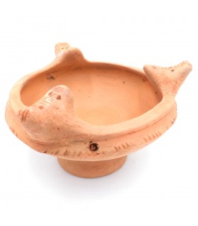 Fango africano turibolo - artigiano 24cm - braciere-