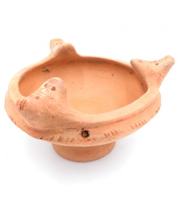 Incensario Barro Africano - 25 cm - Brasero - Artesano