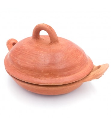 Oval Tajin with Clay Lid Oued Laou Moroccan Crafts Healthy Homemade Cuisine
