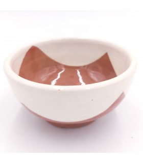 Cuenco Bowl de cerámica marroquí Artesanal Estilo Andalusí Esmaltado Oued Lao