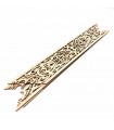 Cornice reticolare tagliata al laser 4 pezzi inclinati 140cmx60cmx10cm Legno Alimuna Design