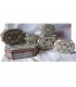 Egypt White Oval Marquetry Jewelry Box - 6 Sizes