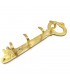 Colgador Llaves Latón Dorado Forjado Artesanía Marroquí Estilo llave Antigua - Modelo Marrakech