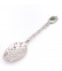 Metal Spoon - Nickel Plated - Colored Decorative Resin - Fidda Model