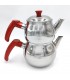Set di 2 teiere turche Eminox Globe Medium in acciaio