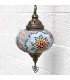 Lampe intérieure turque verre métal plafond mosaïque pendentif décoration ottomane modèle Yildiz