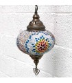 Türkische Innenlampe Glas Metall Deckenmosaik Anhänger Osmanische Dekoration Modell Yildiz