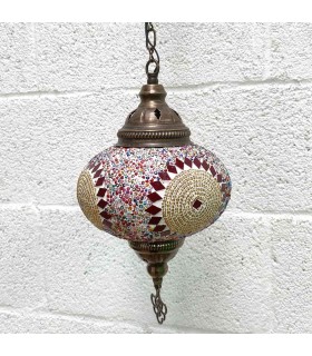 Lampara Interior Turca Cristal Metal Techo Mosaico Colgante Decoración Otomana Modelo Daire