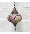 Türkische Innenlampe Glas Metall Decke Mosaik Anhänger Osmanische Dekoration Daire Modell