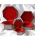 Egypt White Octogonal Marquetry Jewelry Box - 5 Sizes