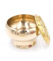 Polished Metal Incense Burner Censer Indian Crafts Great Quality Shabakat Model