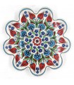 Dessous de Plat en Céramique Turque MULTICOLORE et ASSORTI Modèle ASHAR 2