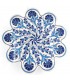 Sottopentola in ceramica turca Blu Bianco ASSORTITI Modello ASHAR 2