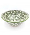 Lavandino in ceramica smaltata marocchina - Modello Zaituna dipinto a mano