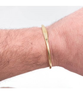 Bracelet Jonc Cuivre et Laiton Artisanat Marocain Guérison Préventive Arthrite Modèle 3