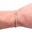 Armreif aus Kupfer und Messing, marokkanisches Handwerk, Heilung, vorbeugende Arthritis, Modell 6
