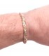Bracelet Jonc Cuivre et Laiton Artisanat Marocain Guérison Préventive Arthrite Modèle 7
