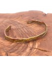 Bracciale rigido in rame e ottone Artigianato marocchino Guarigione Preventiva Artrite Modello 13