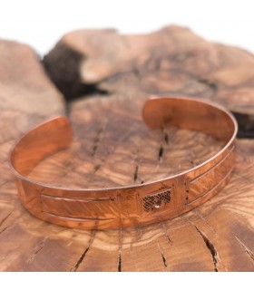 Bracelete de Cobre e Latão para Cura Preventiva Artrite Modelo 22